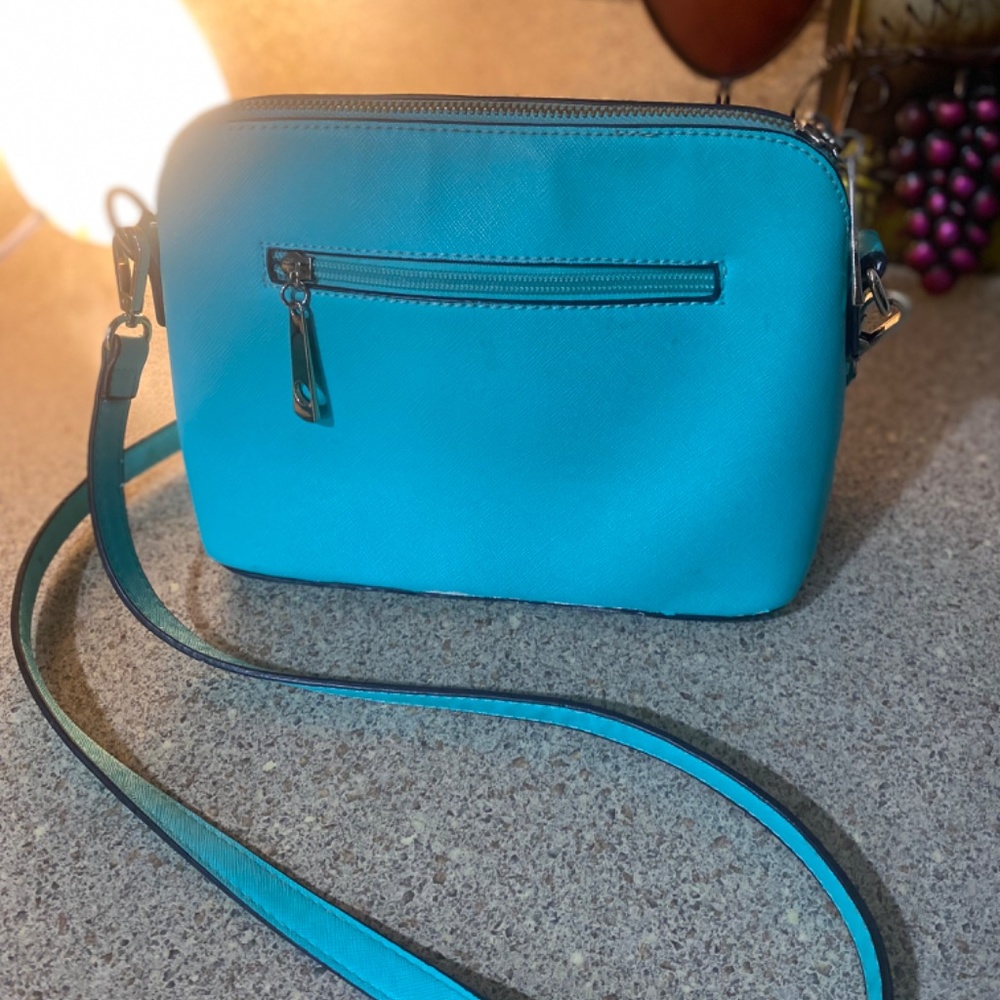 Aqua Blue PRADA Crossbody Purse - Picture 2 of 10
